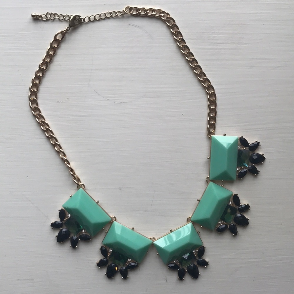 Jewel statement necklace